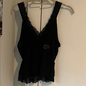 Forever 21 Black Lace Blouse